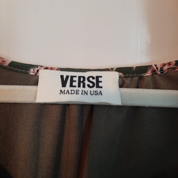 Verse waist tie mini dress - Picture 4 of 6